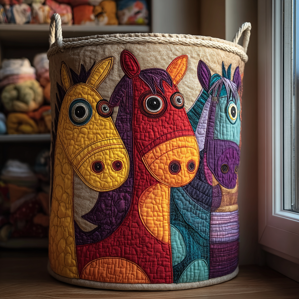 Eternal Horse Laundry Basket