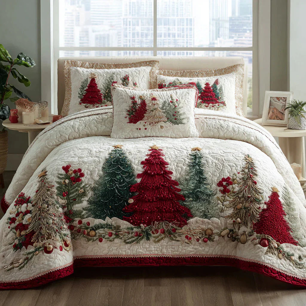 Matte Wonder 3-Piece Quilted Bedding Set