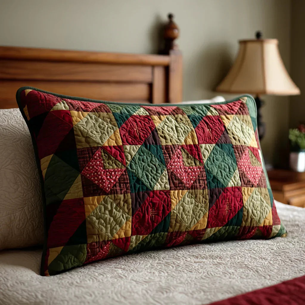 Christmas Dreams Quilted Pillowcase