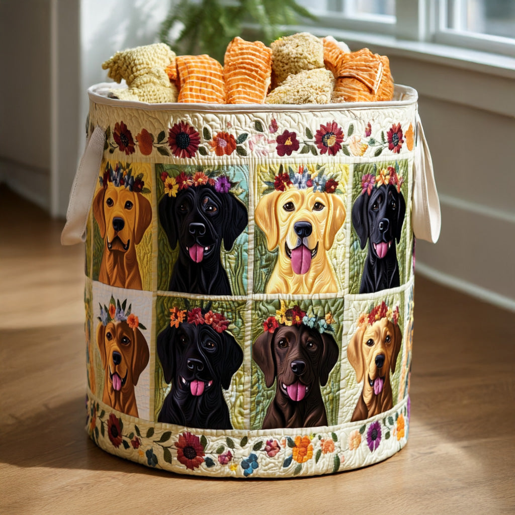 Labrador Gather Laundry Basket
