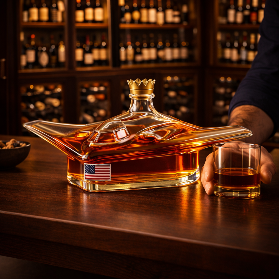 Whiskey Bottle – B-2 Bomber Edition
