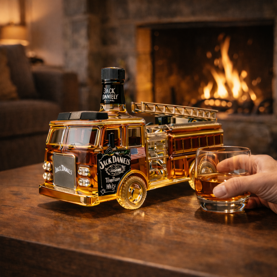 Jack Daniel's Whisky Bottle - Firefighters Edition
