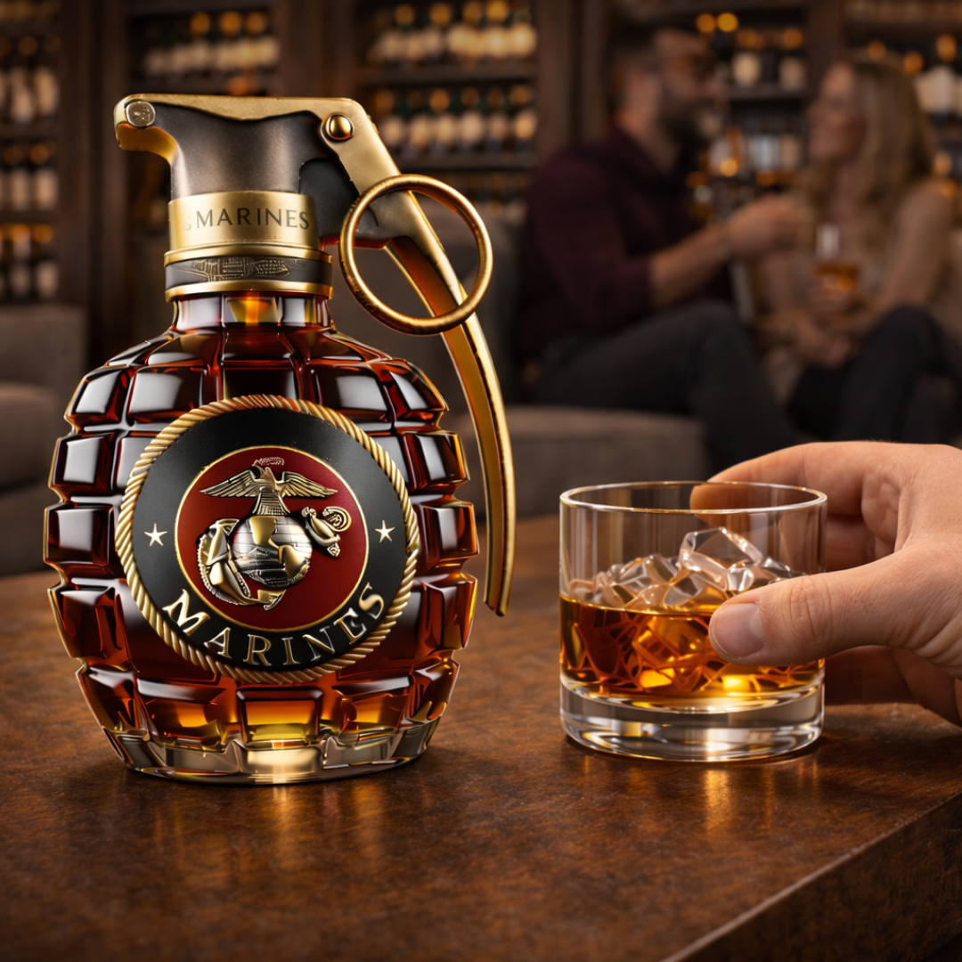 Whisky Bottle - Grenade Edition Marines