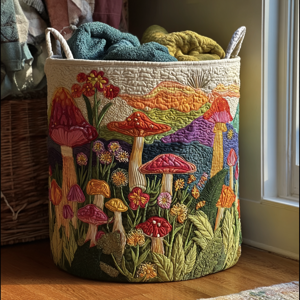 Sunrise Garden Laundry Basket