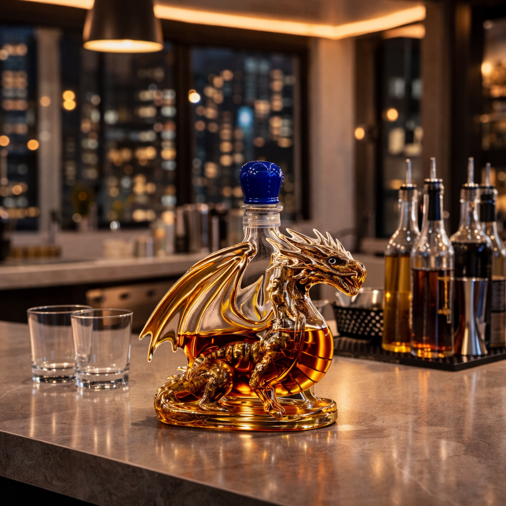 Whiskey Bottle – Dragon Edition