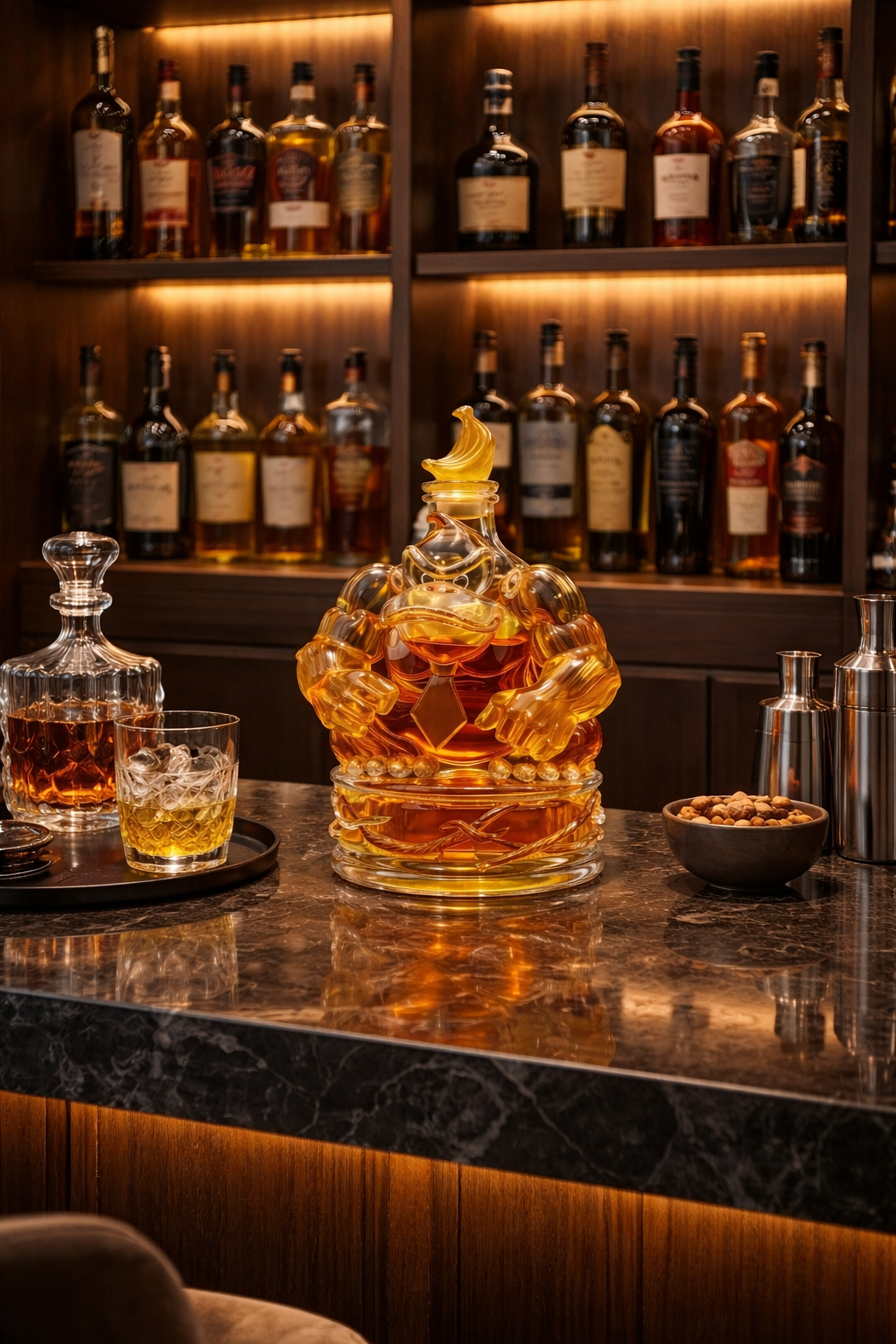 Whiskey Bottle - Monkey Edition