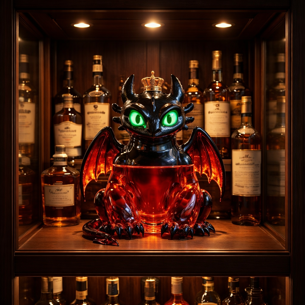 Whiskey Bottle - Dragon Edition