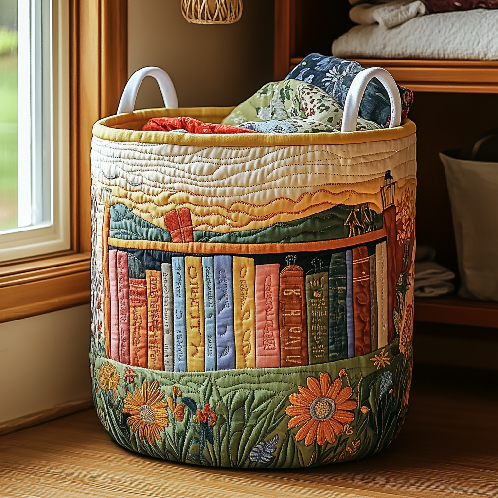 Blooming Shelf Laundry Basket