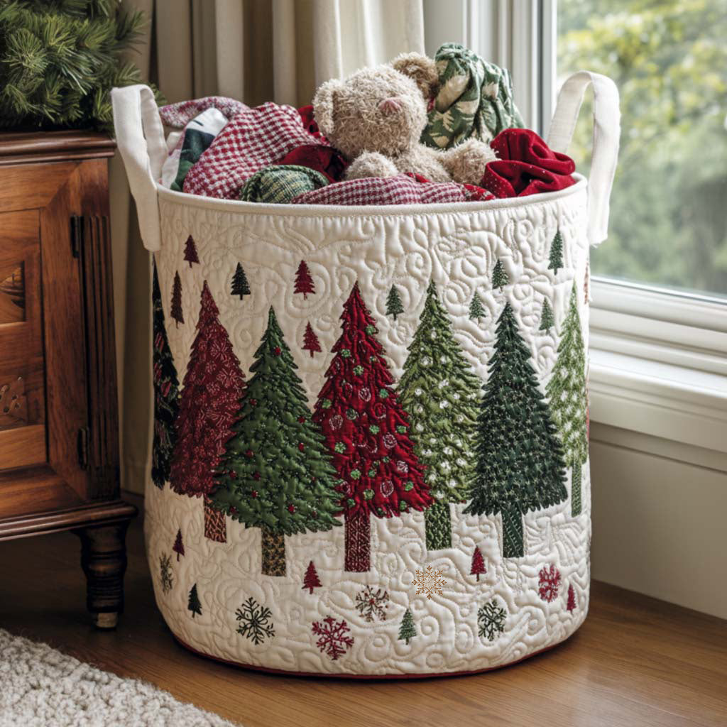 Christmas Charm Laundry Basket