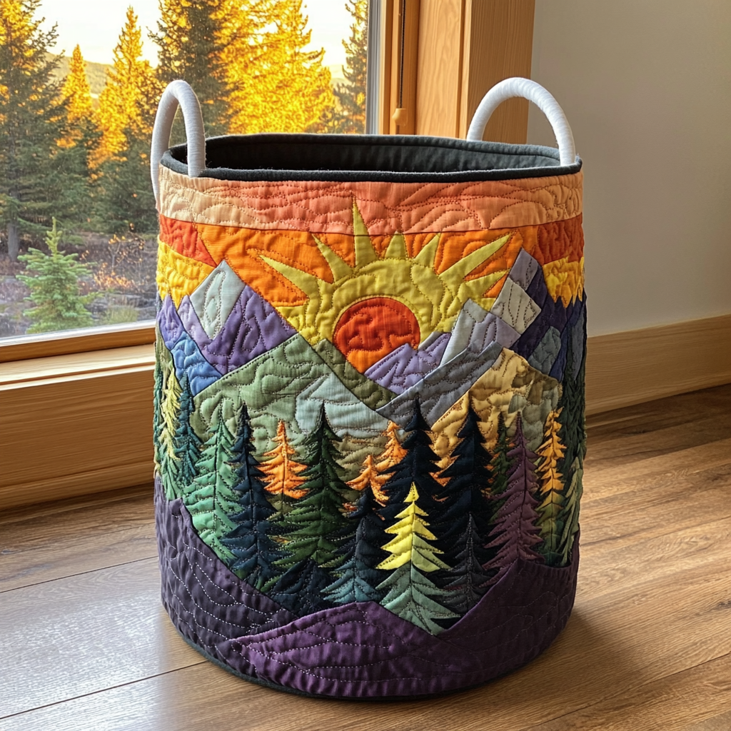 Forest Glow Laundry Basket