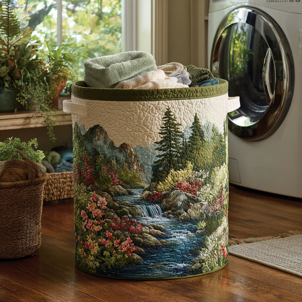 Forest Stream Laundry Basket