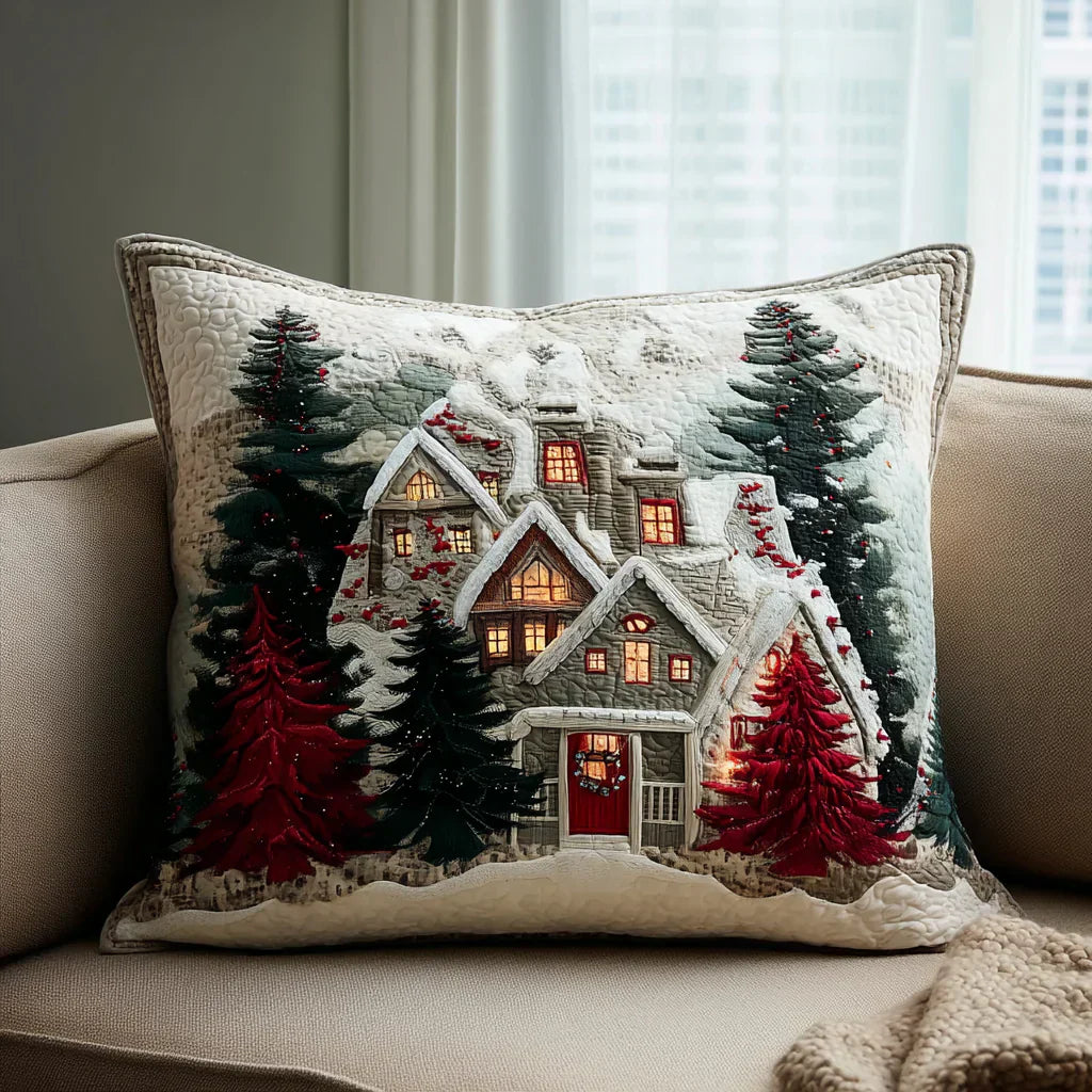 Icy Night Quilted Pillowcase