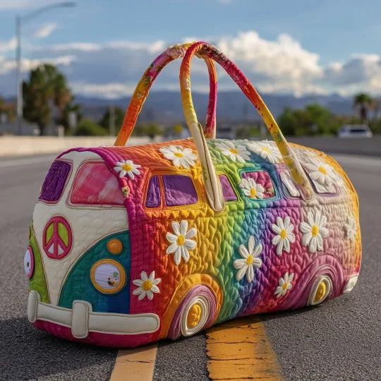 Bohemian Quilted Travel Bag for Your Adventures