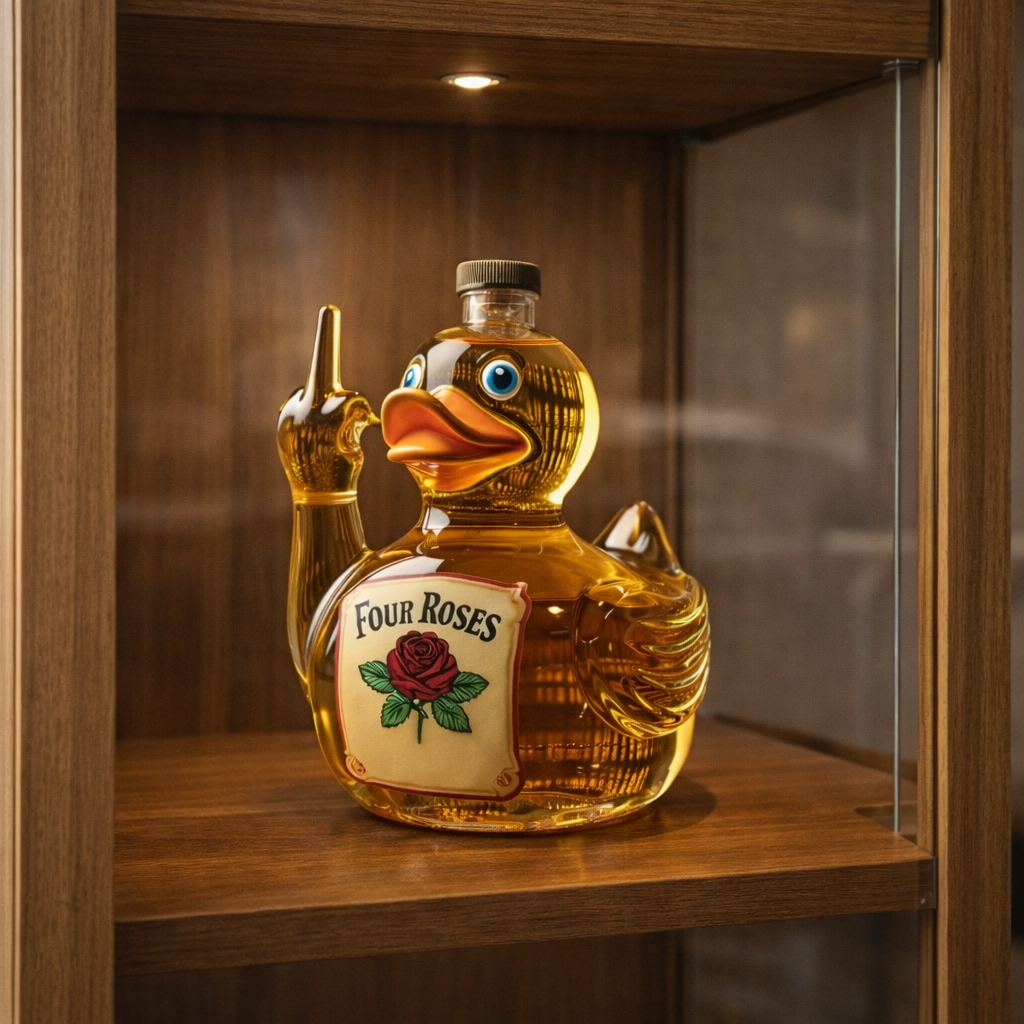 Whiskey Bottle - Rebel Duck Edition
