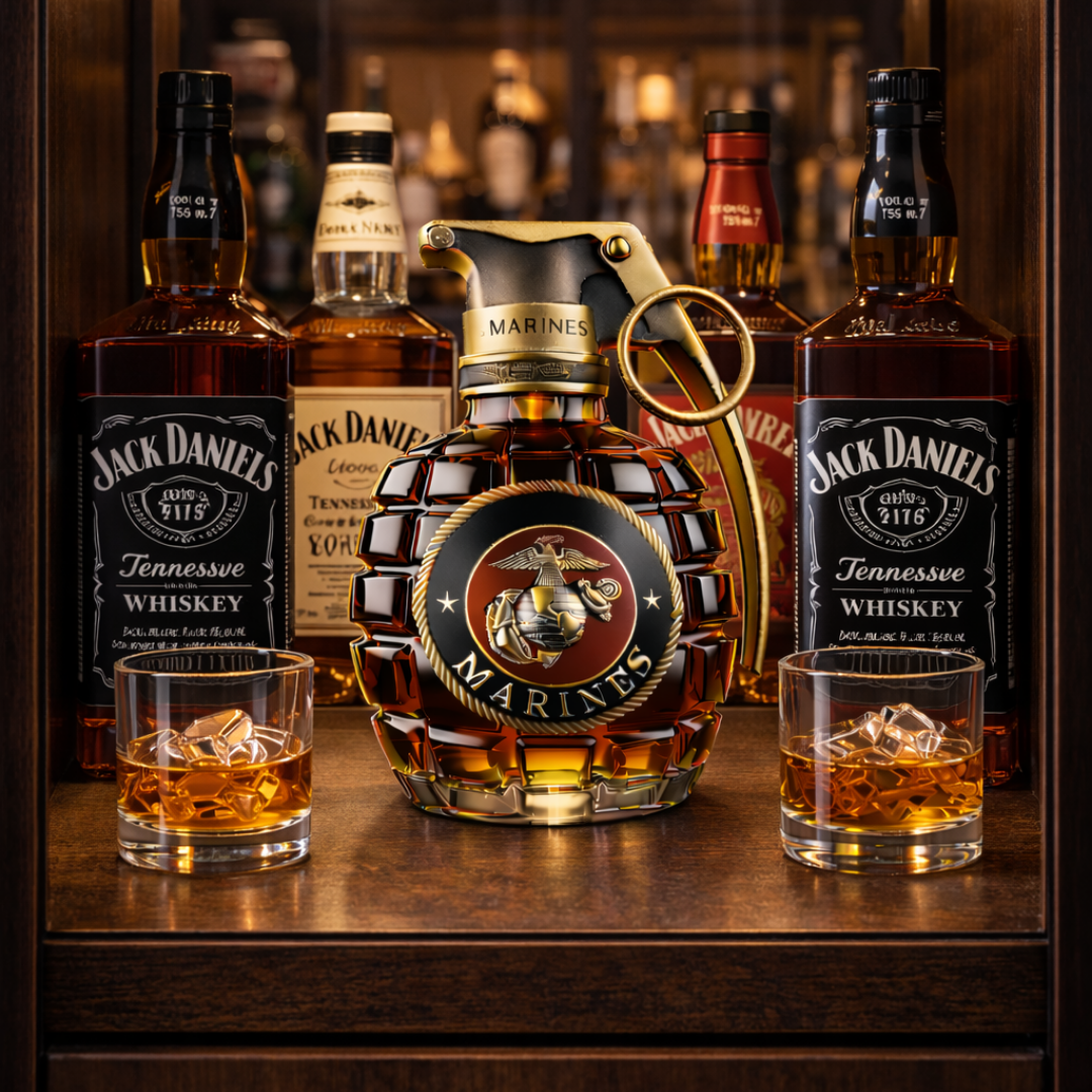 Whisky Bottle - Grenade Edition Marines