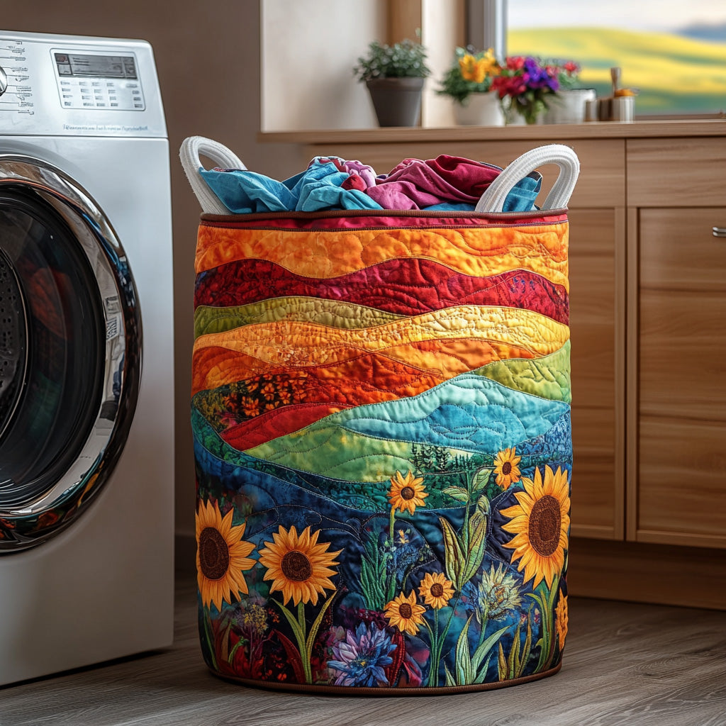 Sunshine Meadow Laundry Basket