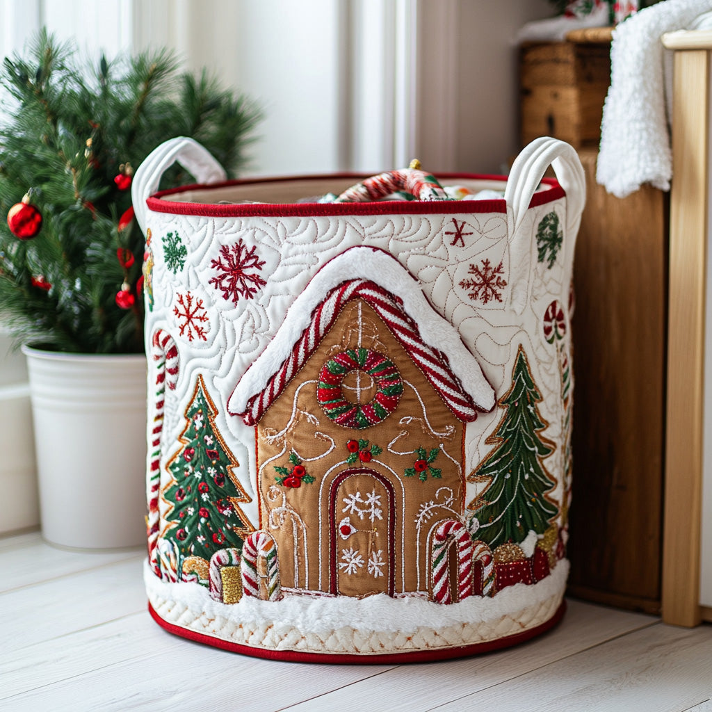 Winter Lodge Laundry Basket
